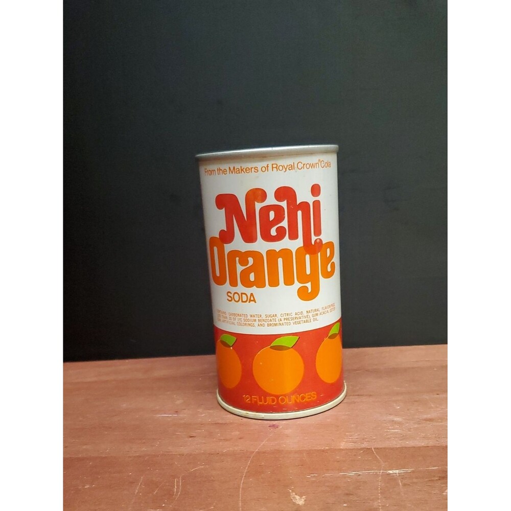 Vintage Nehi Orange Soda Can Music Box WORKS!